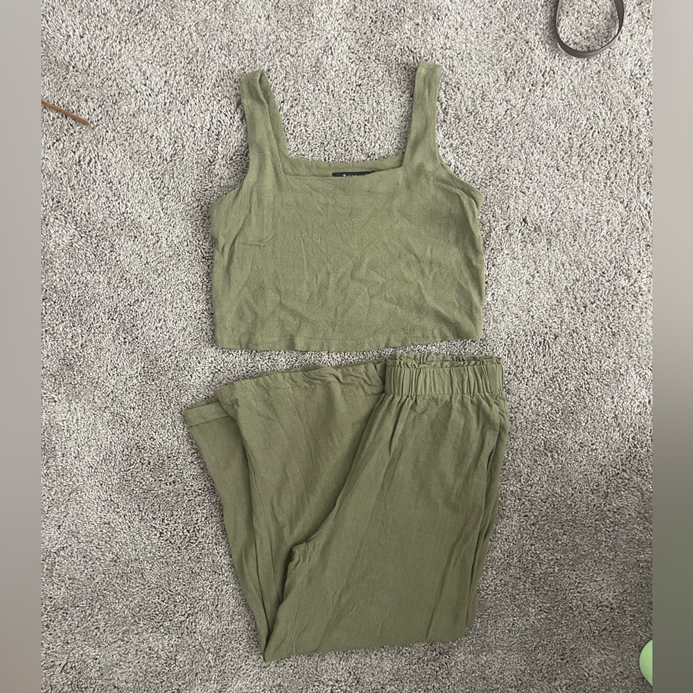 Olive Green Jumpsuit